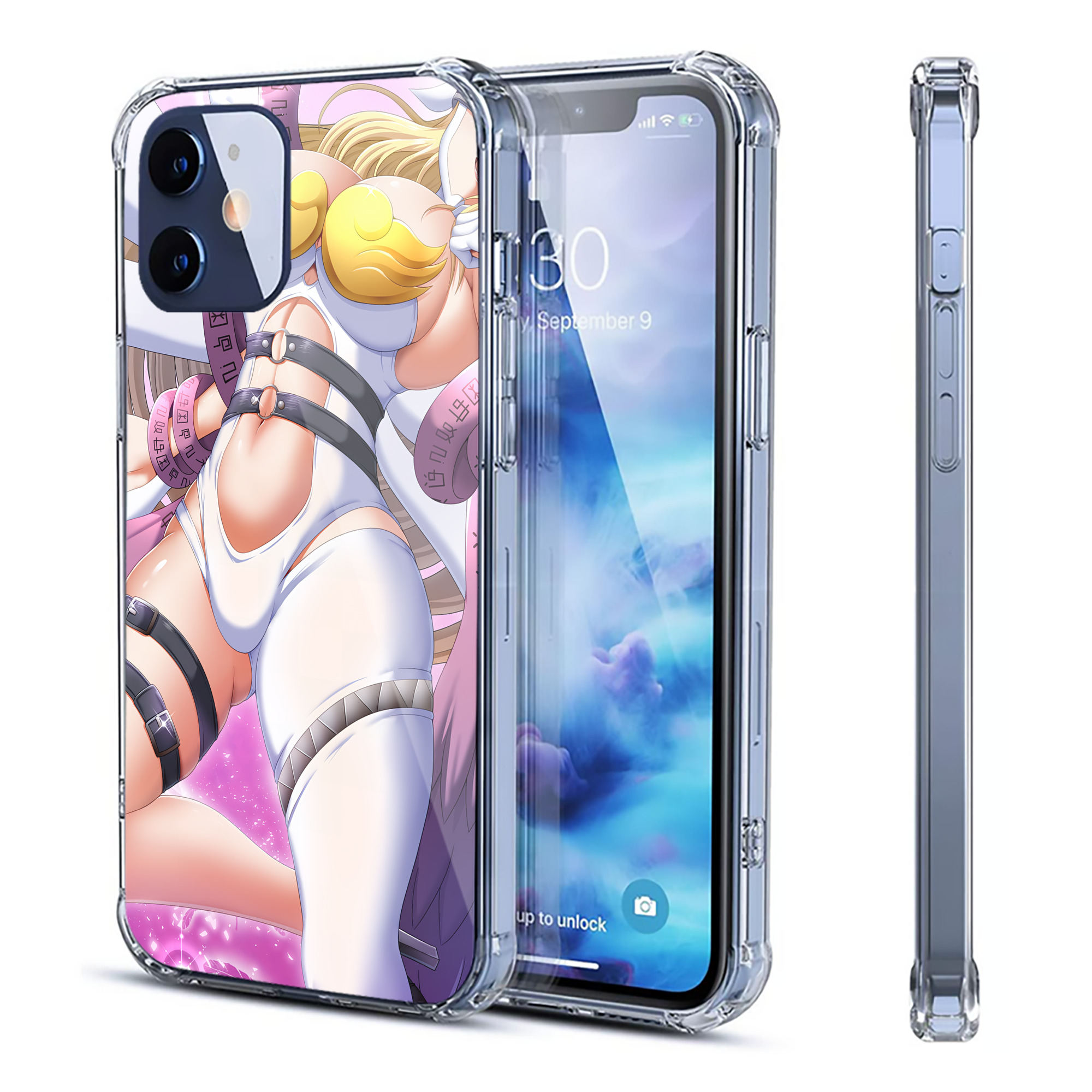 （画像用） Digimon デジタルモンスター/デジモン 【iPhone 12シリーズ対応】透明スマホケース（クリアソフトケース）